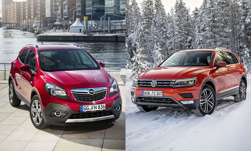 Сравнение Opel Mokka и Volkswagen Tiguan Сравнение Opel Mokka и Volkswagen Tiguan