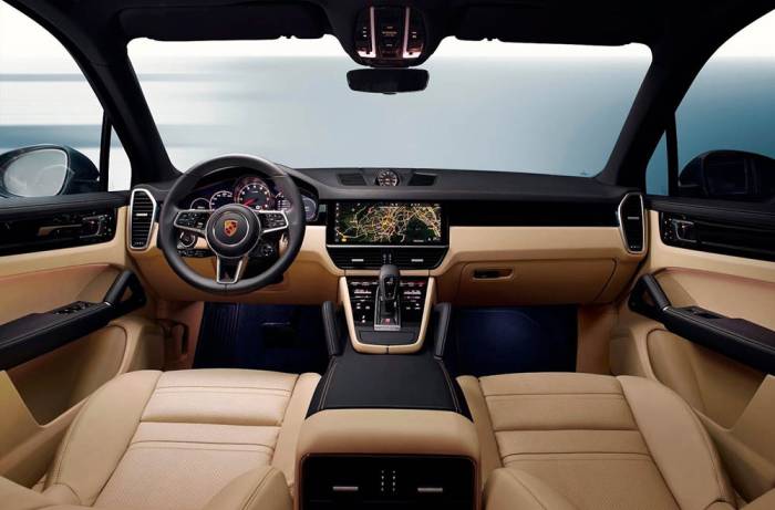 Интерьер Porsche Cayenne Porsche Cayenne внутри