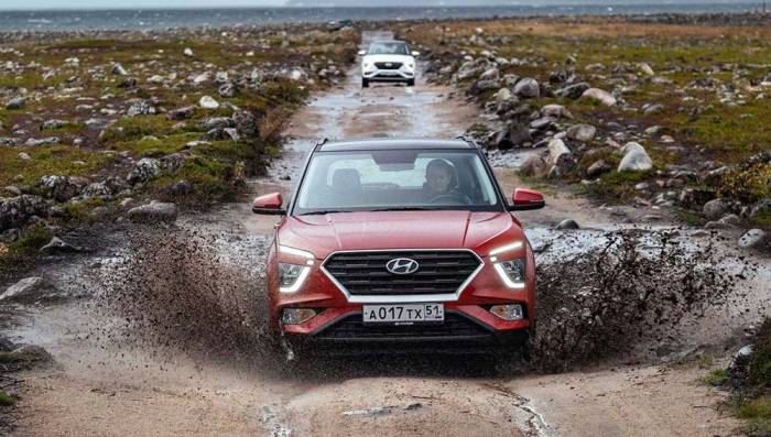 Hyundai Creta на бездорожье Проходимость Hyundai Creta
