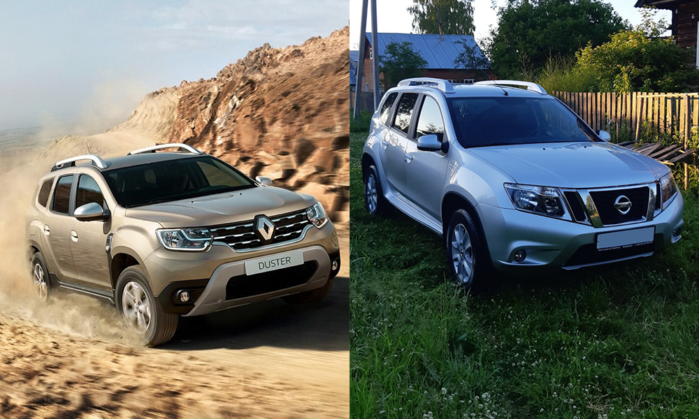 Сравнение Renault Duster и Nissan Terrano Сравнение Renault Duster и Nissan Terrano