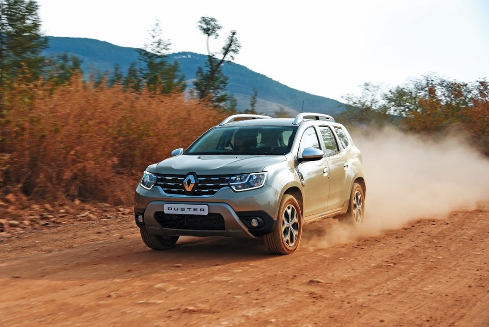 Renault Duster в сером цвете Renault Duster
