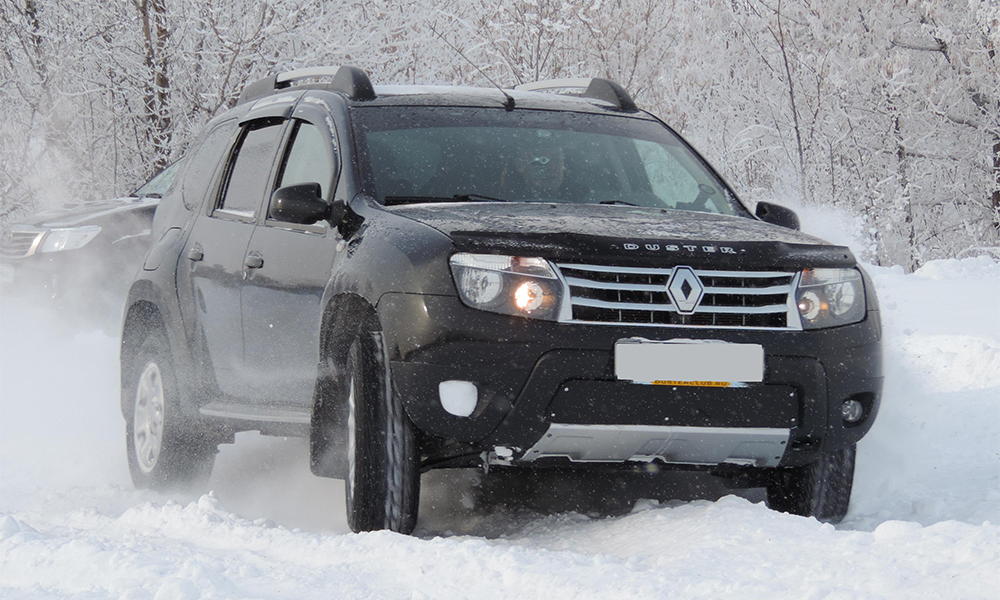 Renault Duster на трассе Renault Duster на трассе