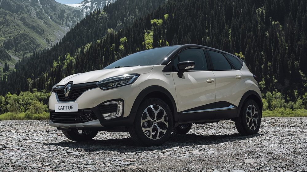 Renault Kaptur в белом цвете Renault Kaptur