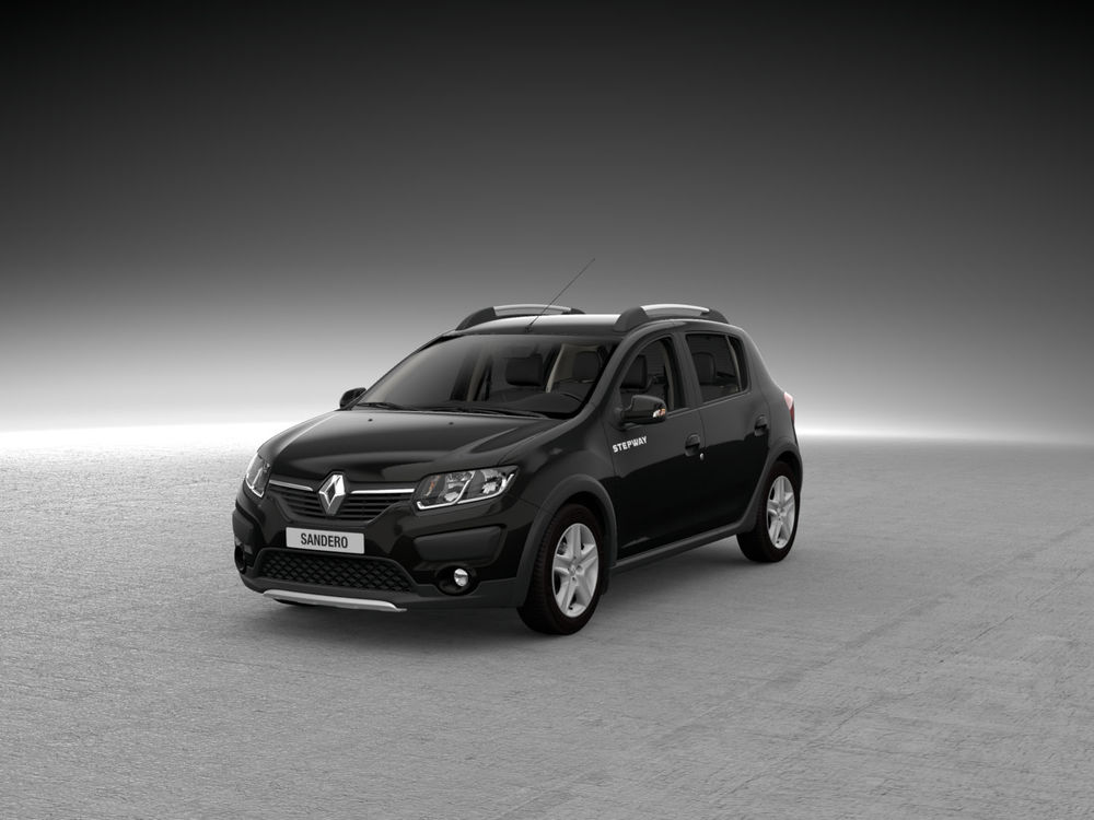 Renault Sandero Stepway в черном цвете Renault Sandero Stepway