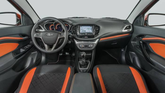 Передние сидения Lada Vesta Салон Lada Vesta SW Cross