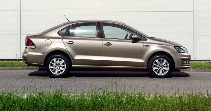 Автомобиль Volkswagen Polo в кузове седан Седан Volkswagen Polo
