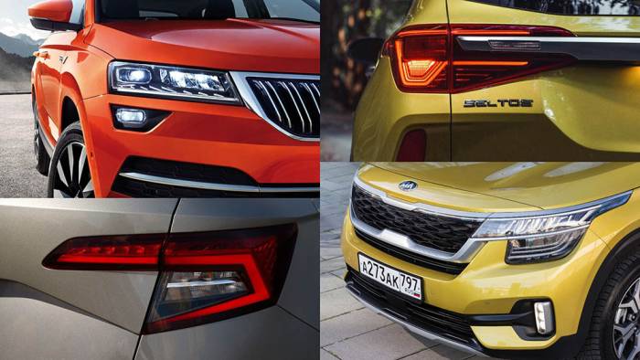 Сравнение оптики и дизайна Skoda Karoq и Kia Seltos Skoda Karoq и Kia Seltos