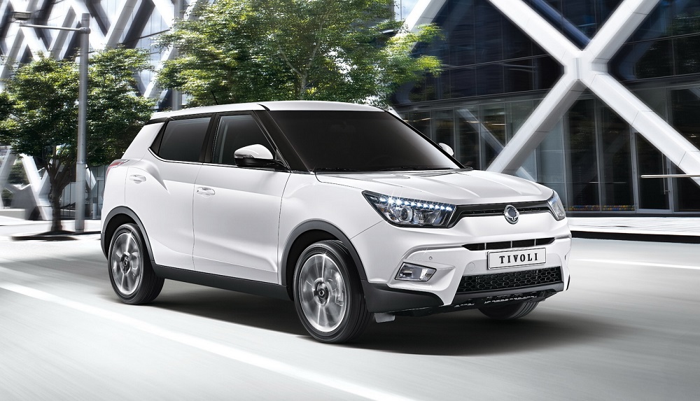 SsangYong Tivoli белого цвета SsangYong Tivoli