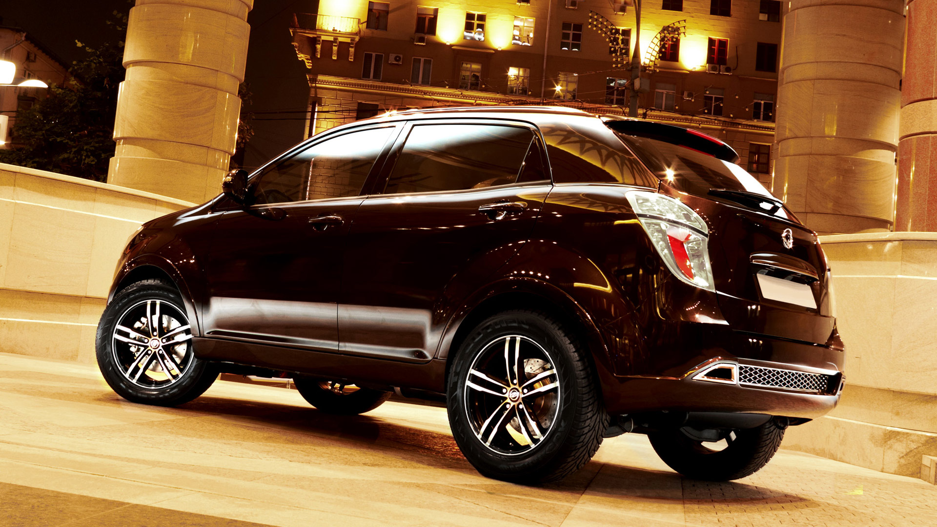 SsangYong Actyon вид сзади SsangYong Actyon