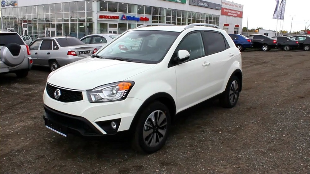 SsangYong Actyon в белом цвете SsangYong Actyon