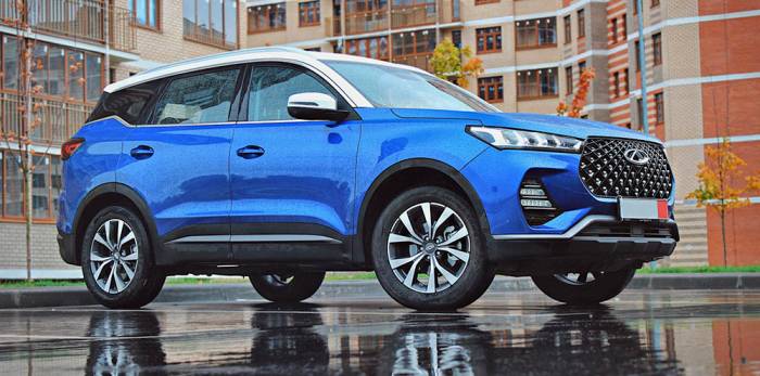 Внешний вид Chery Tiggo 7 Pro Вид Chery Tiggo 7 Pro