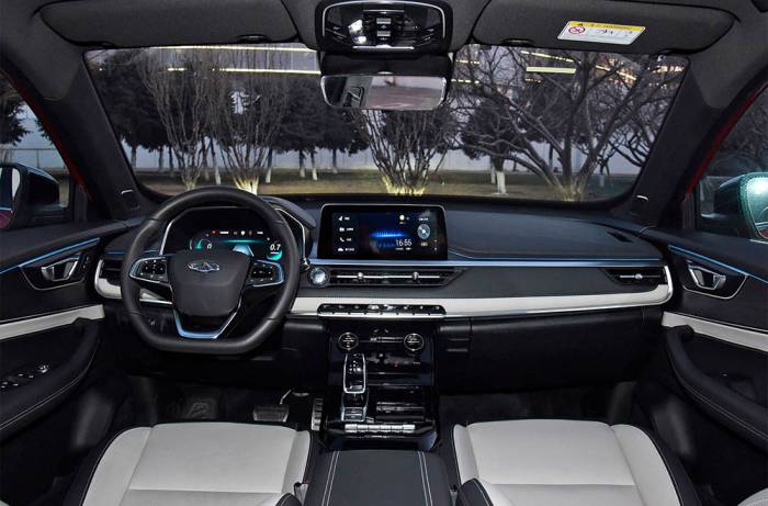 Интерьер Chery Tiggo 7 Внутри Chery Tiggo 7