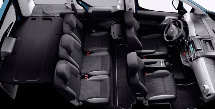 Вместительность Peugeot Partner II Внутри Peugeot Partner II