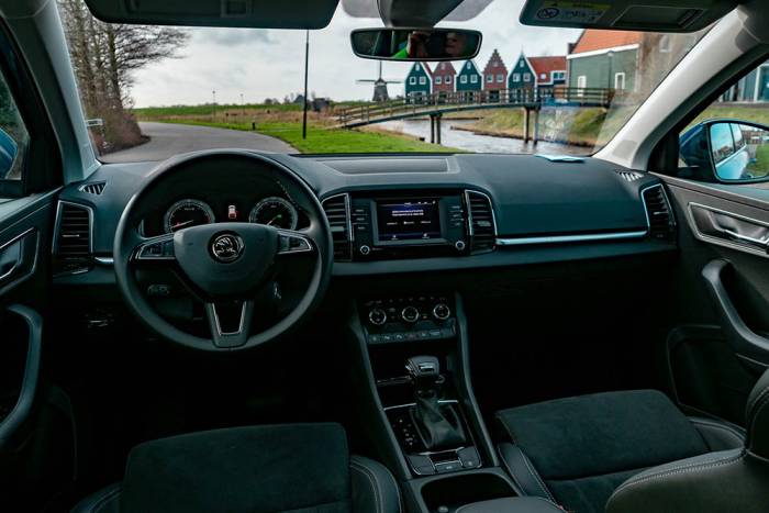 Салон Skoda Karoq Внутри Skoda Karoq