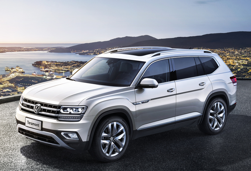 Volkswagen Teramont в серебристом цвете Volkswagen Teramont в серебристом цвете