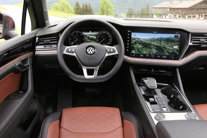 Оформление салона Volkswagen Touareg Салон Volkswagen Touareg